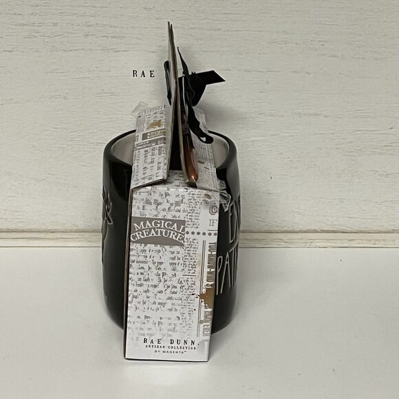 Rae Dunn Harry Potter EXPECTO PATRONUM Double Sided Mug And Stir Wand Deer NEW - Picture 4 of 6